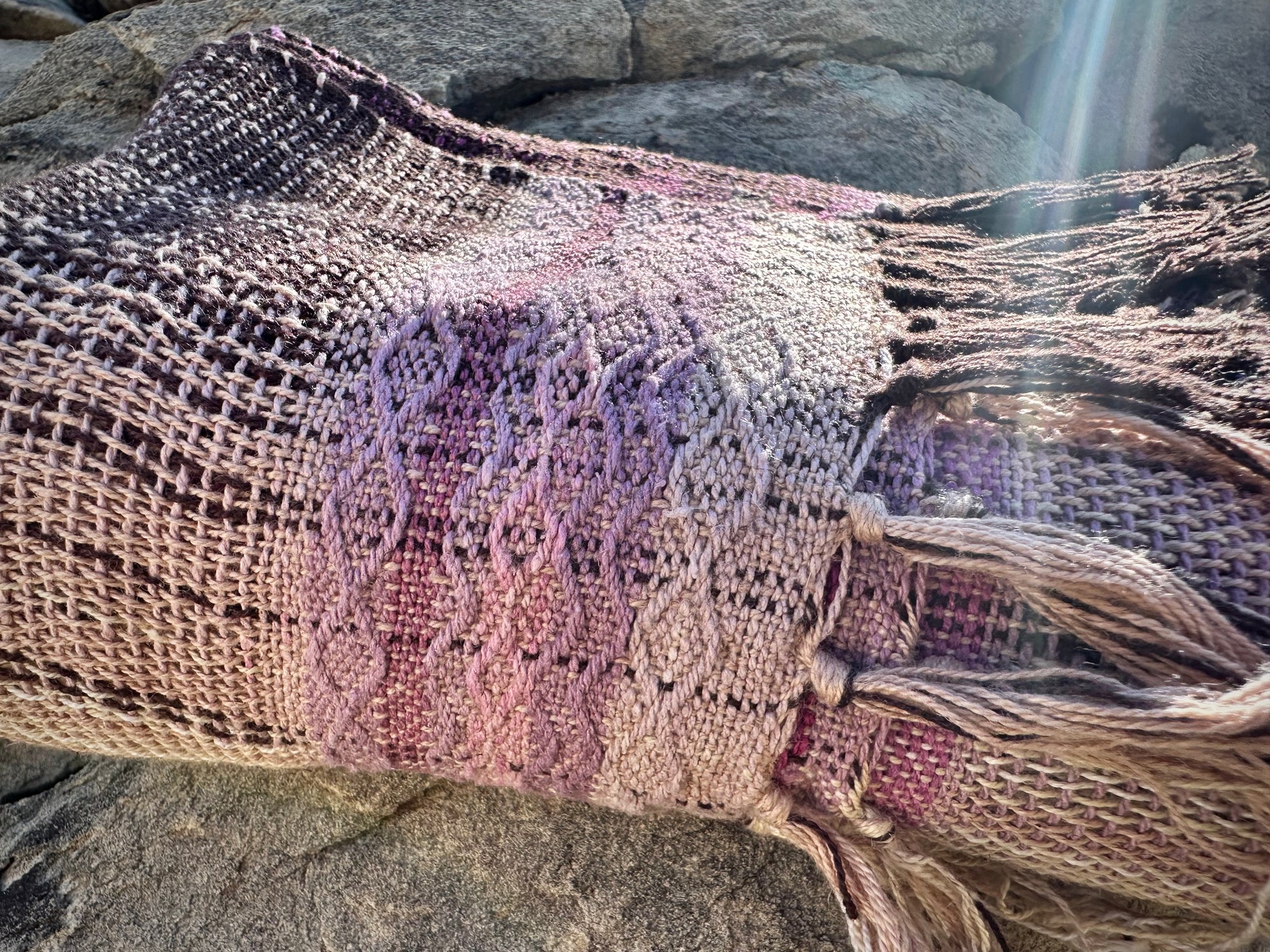 Cochineal Etherial Scarf