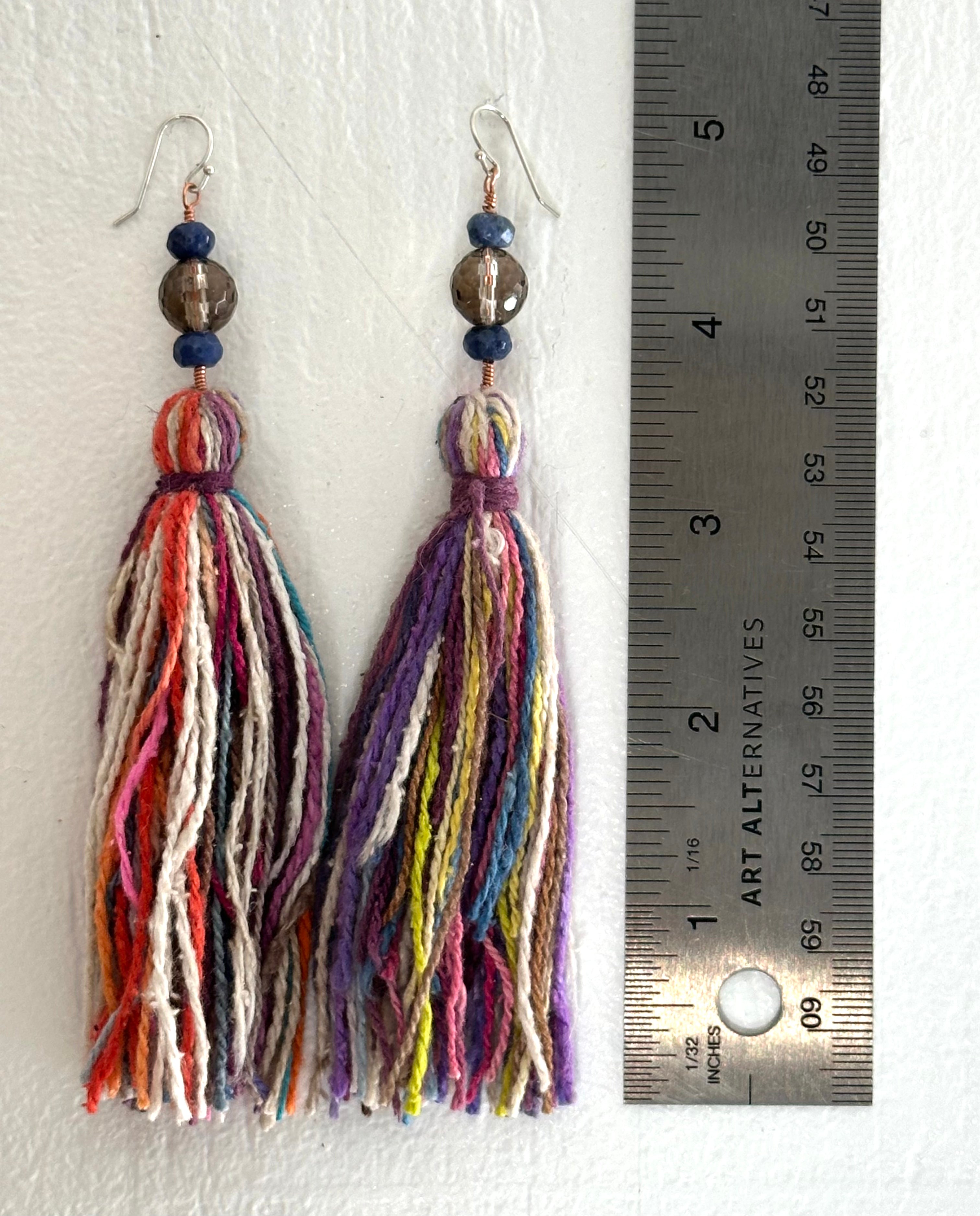 Smoky Quartz, Lápiz & Raw Silk