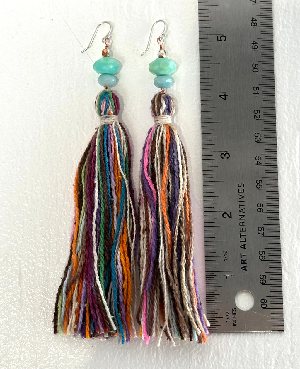 Amazonite & Raw Silk