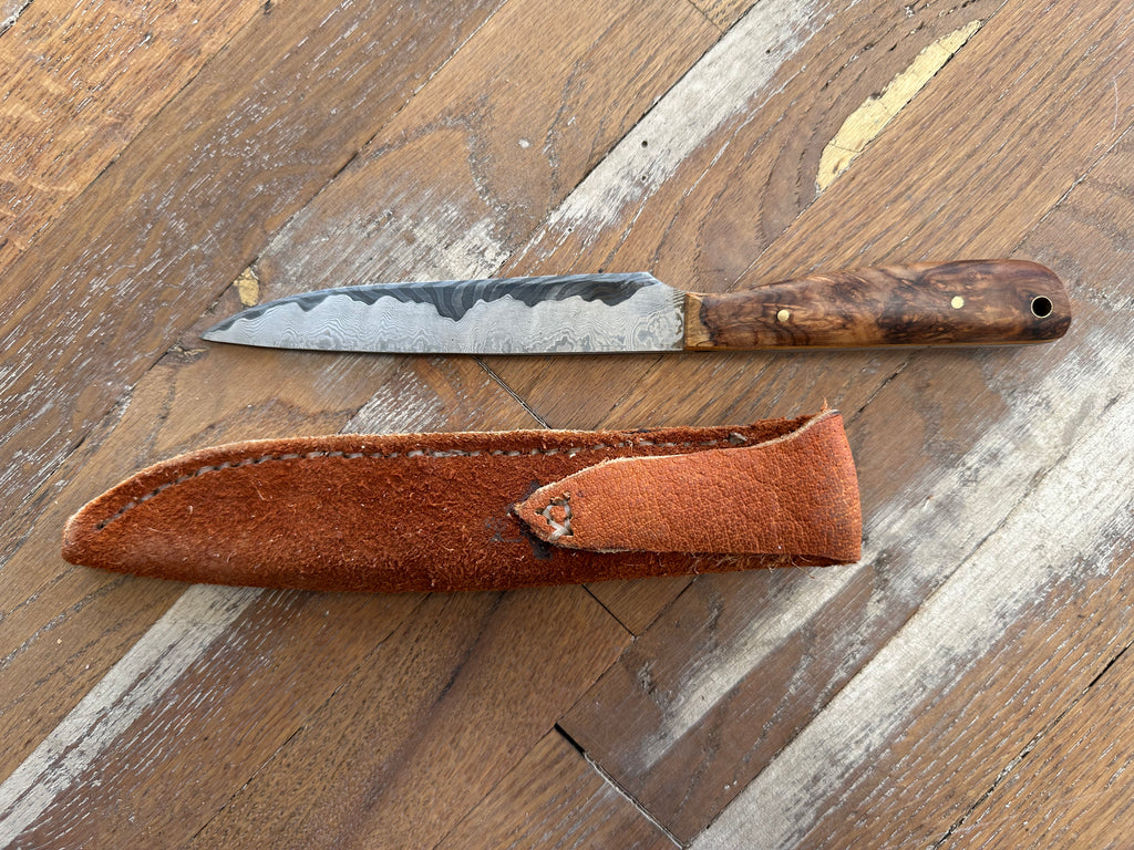 Damascus Knife by Larry Pogreba