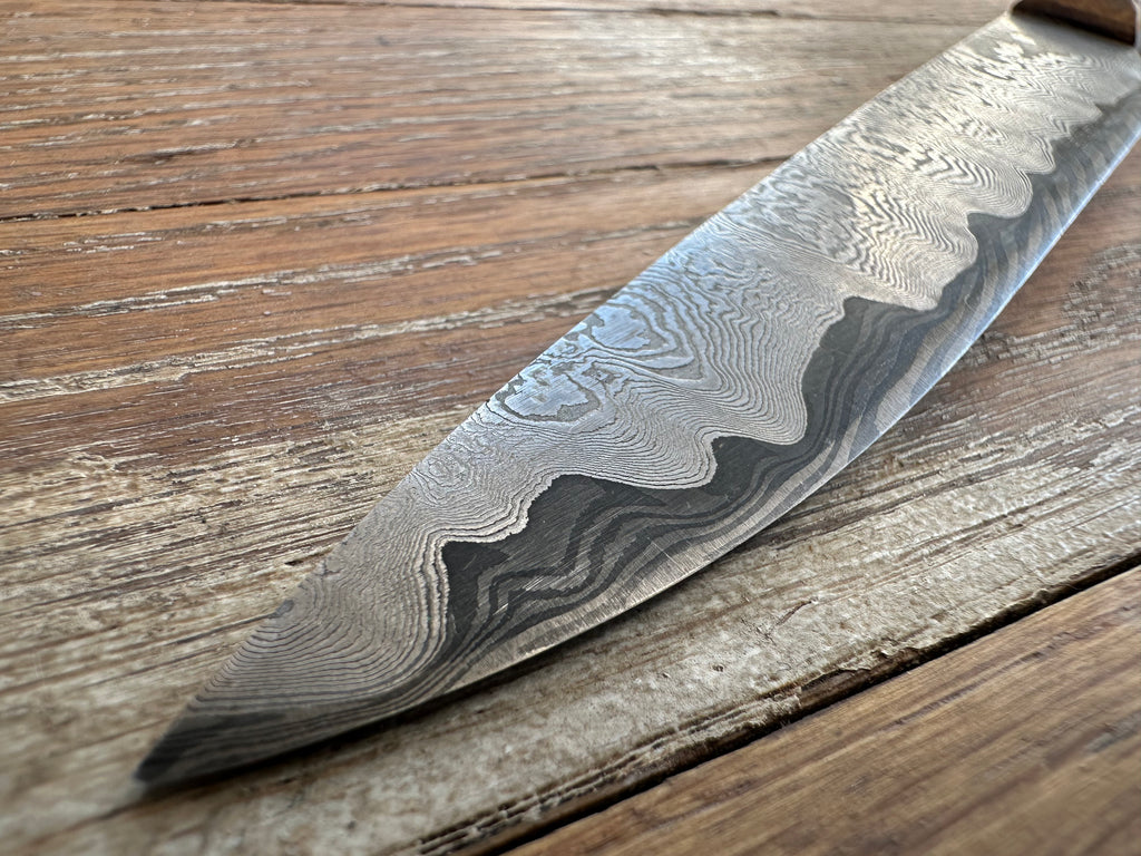 Damascus Knife by Larry Pogreba