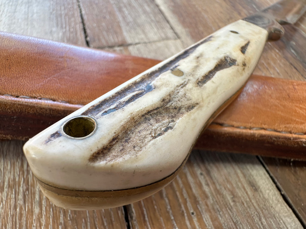 Staghorn Handle Knife by Larry Pogreba