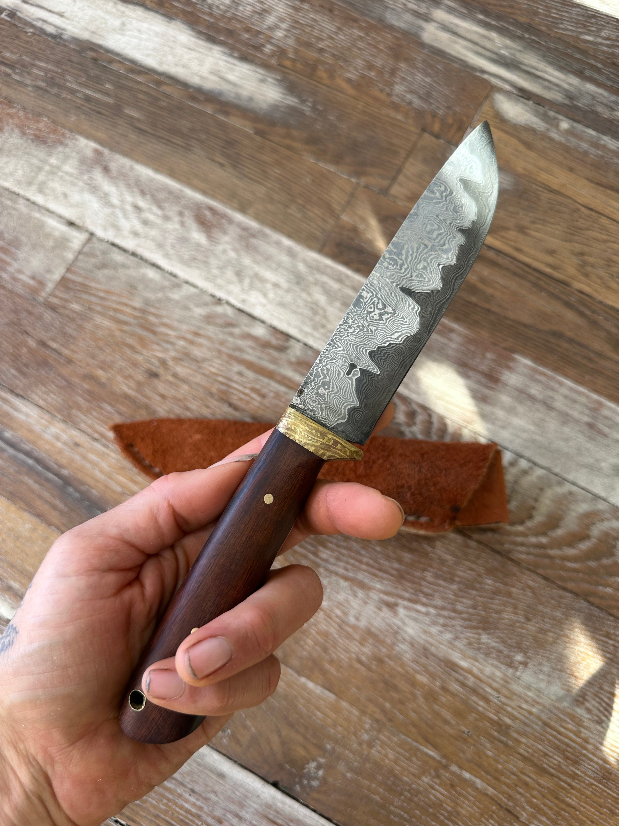 Damascus & Mokume Knife
