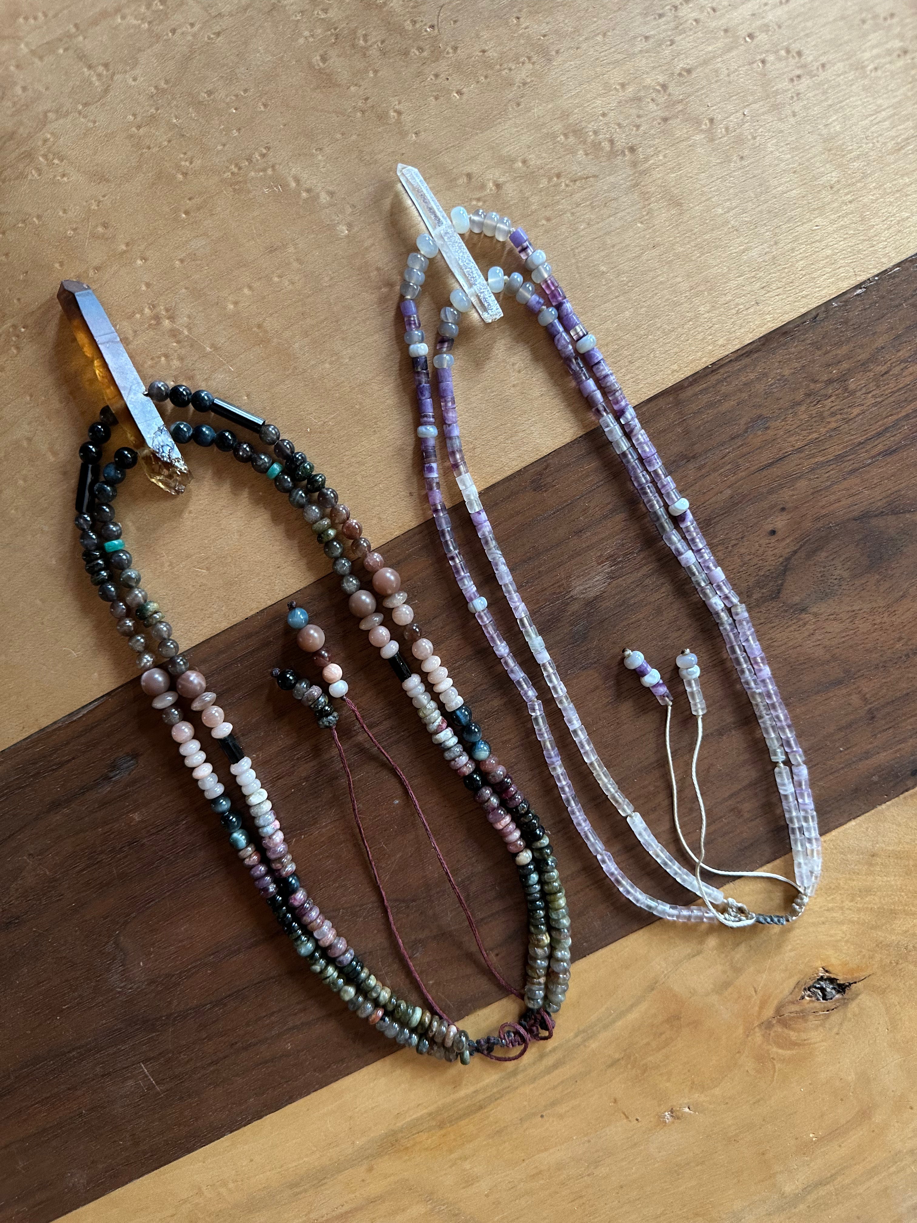 Two necklaces for Anne-Marie