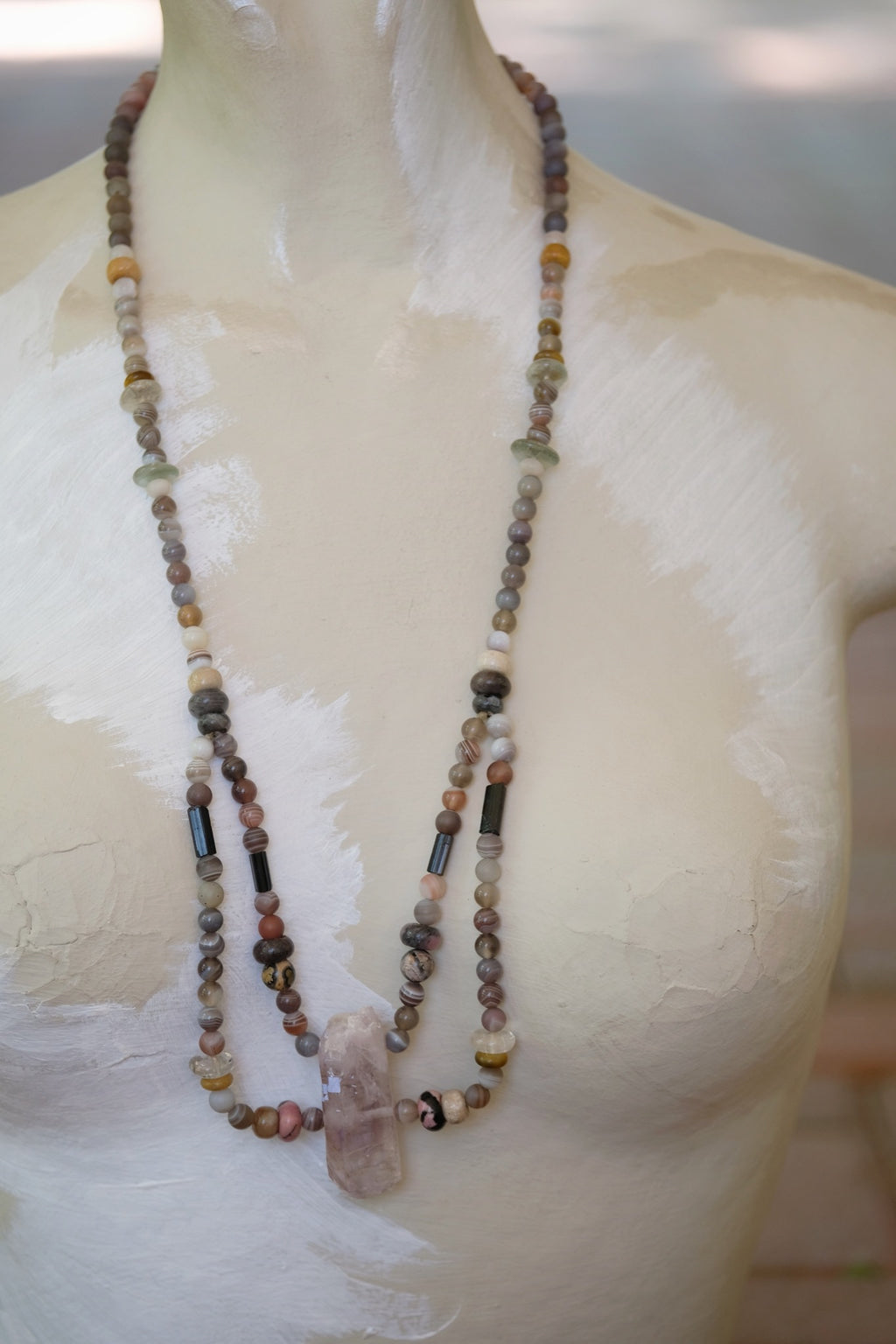 Veracruz Amethyst, Tourmaline & Agate Adornment