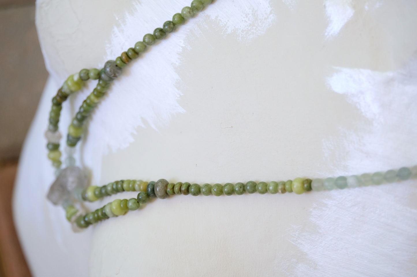 Quartz & Moss Agate Adornment