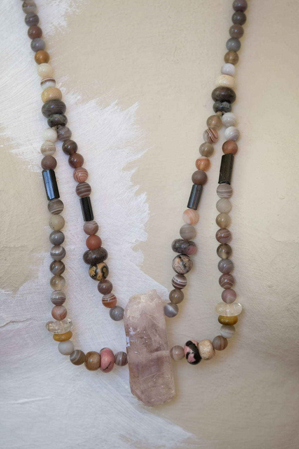 Veracruz Amethyst, Tourmaline & Agate Adornment