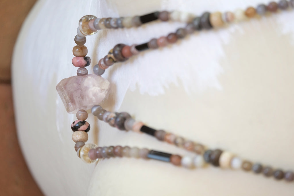 Veracruz Amethyst, Tourmaline & Agate Adornment