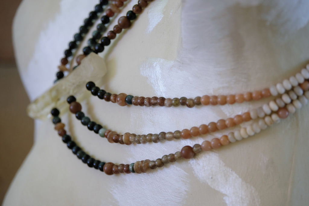 Citrine & Cat Eye Adornment