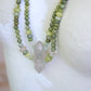 Quartz & Moss Agate Adornment