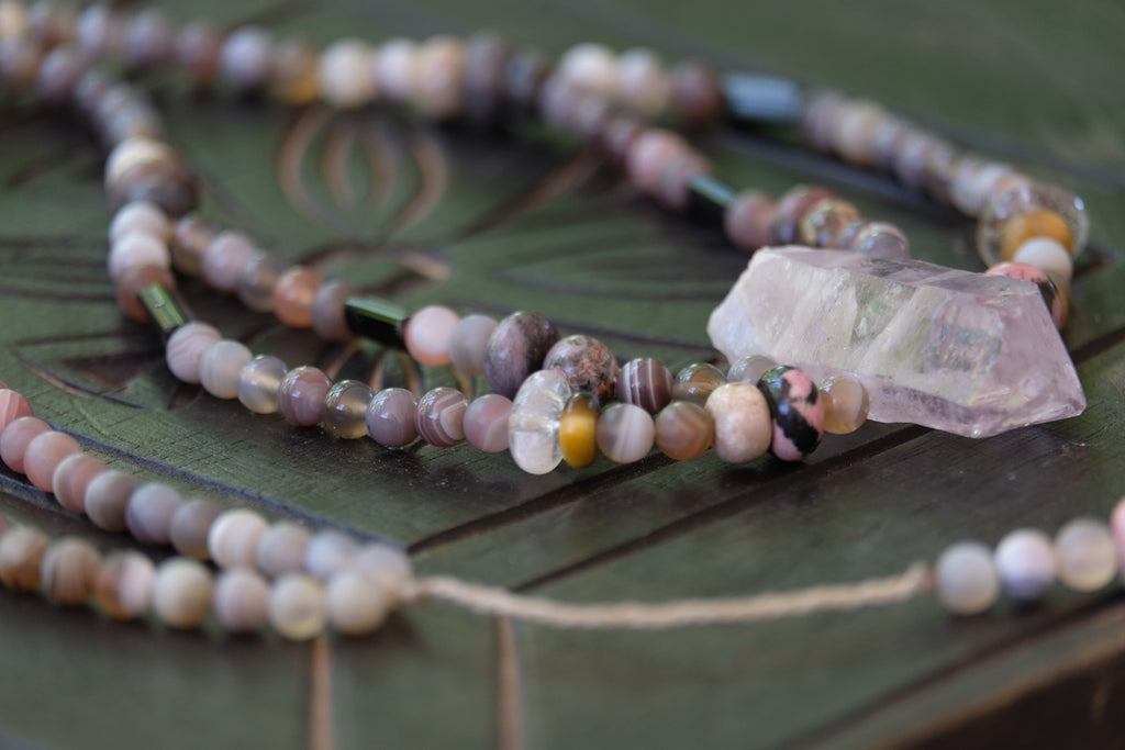 Veracruz Amethyst, Tourmaline & Agate Adornment