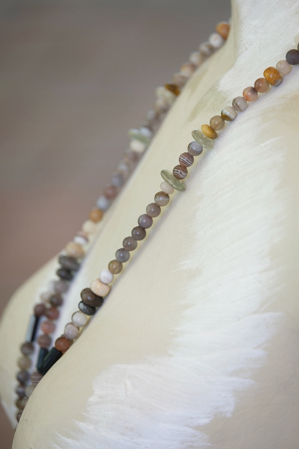 Veracruz Amethyst, Tourmaline & Agate Adornment