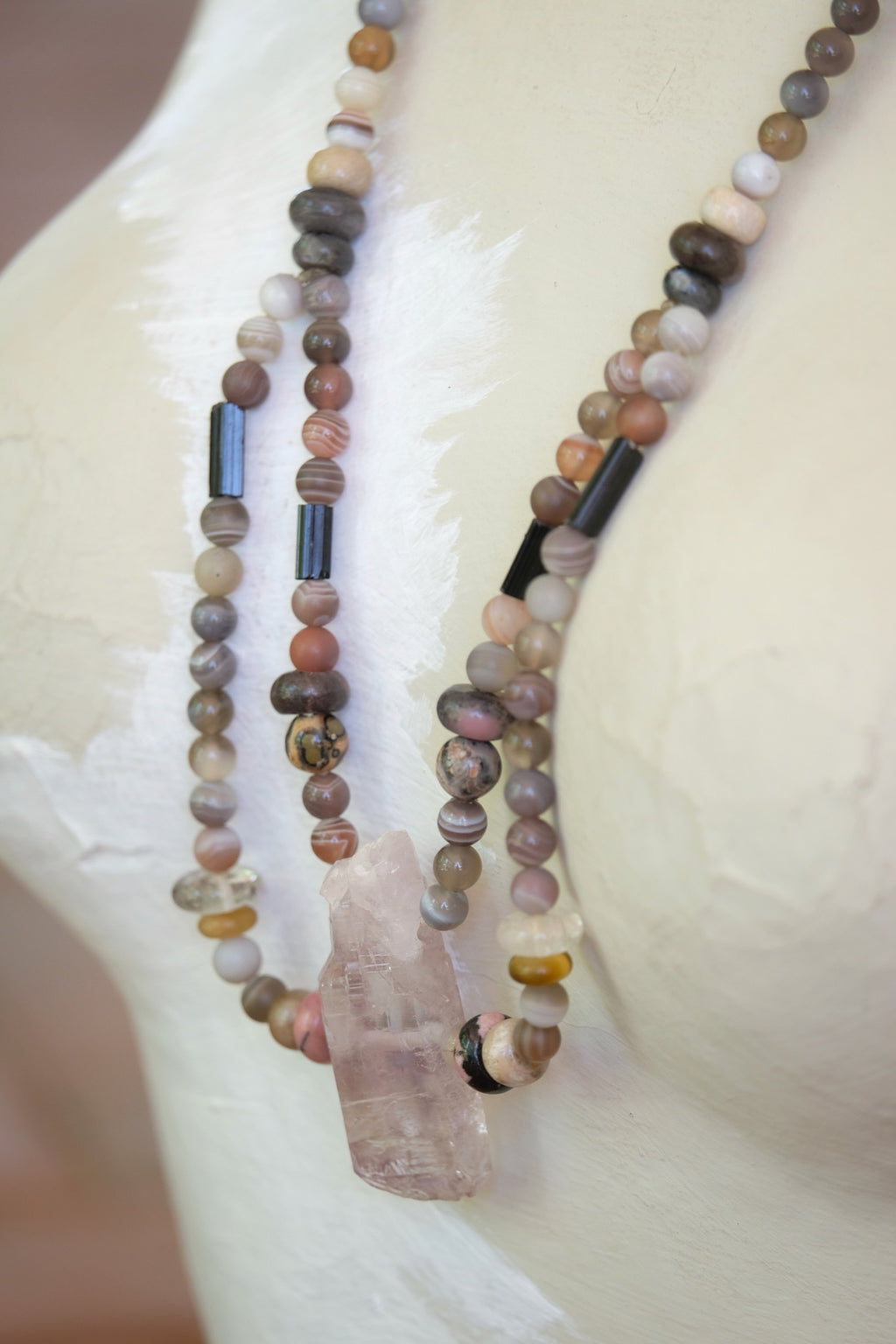 Veracruz Amethyst, Tourmaline & Agate Adornment