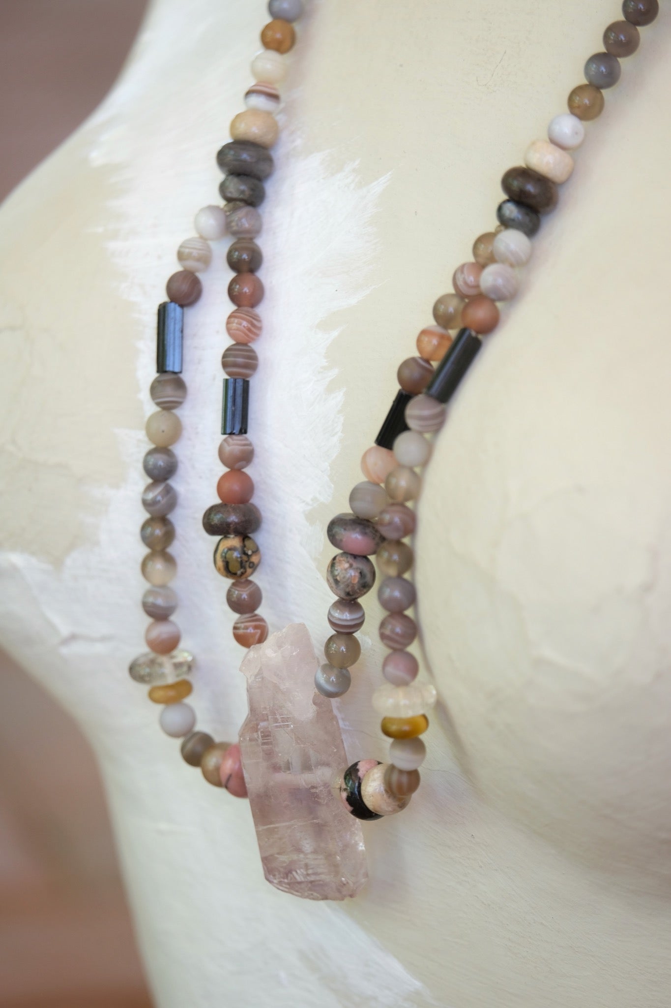 Veracruz Amethyst, Tourmaline & Agate Adornment
