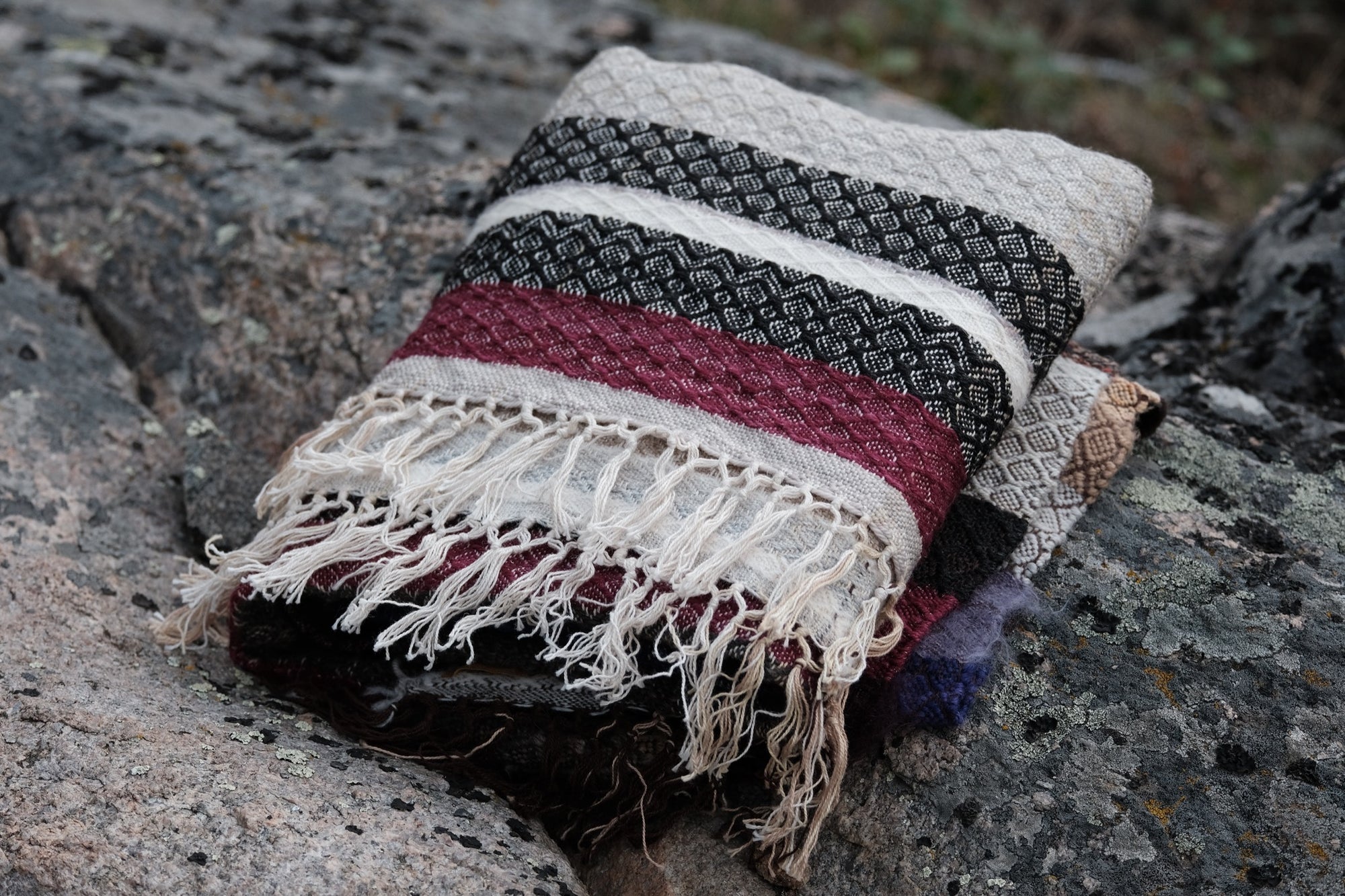 Woolen Blanket - Comfort in Darkness