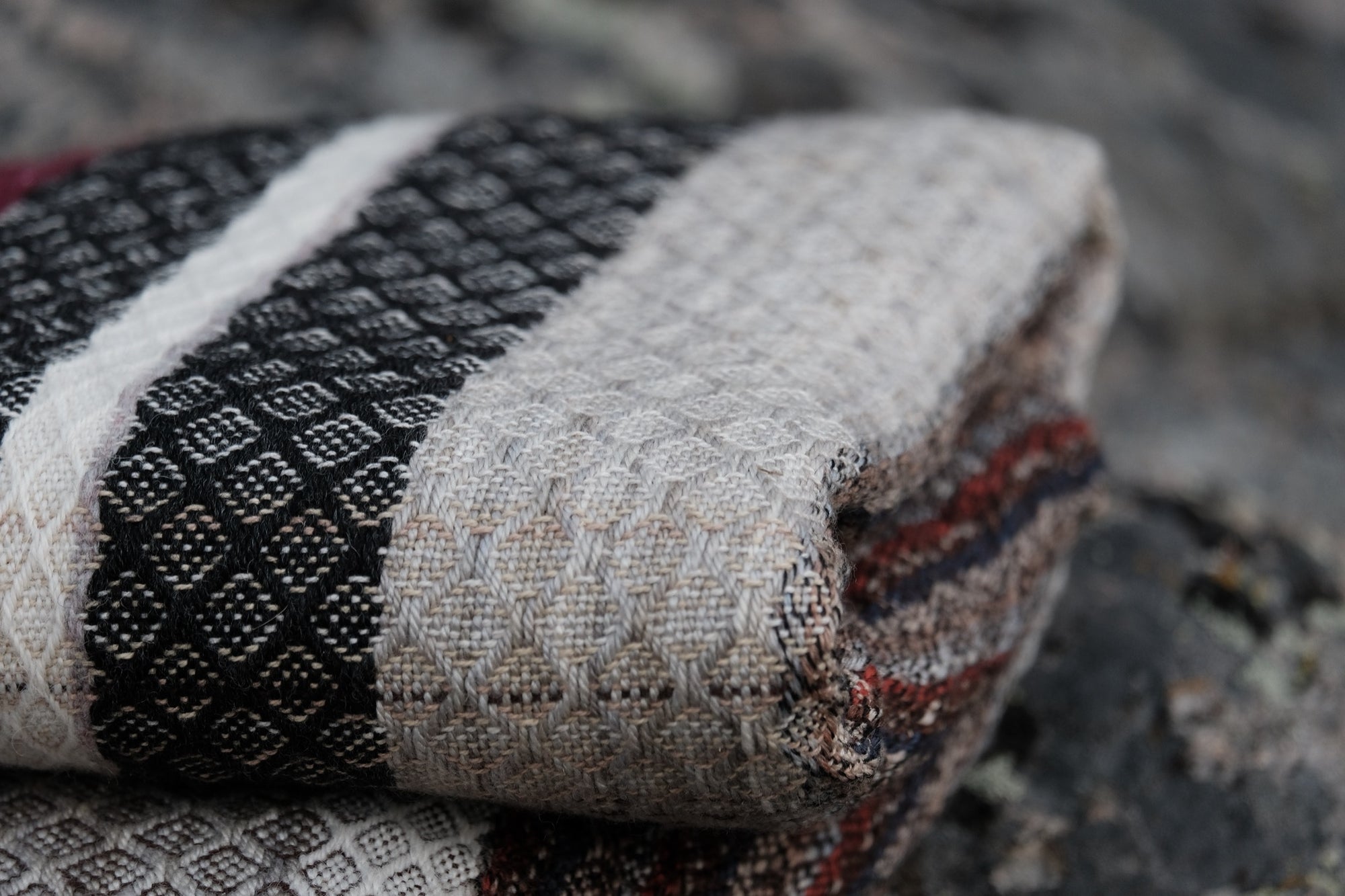 Woolen Blanket - Comfort in Darkness