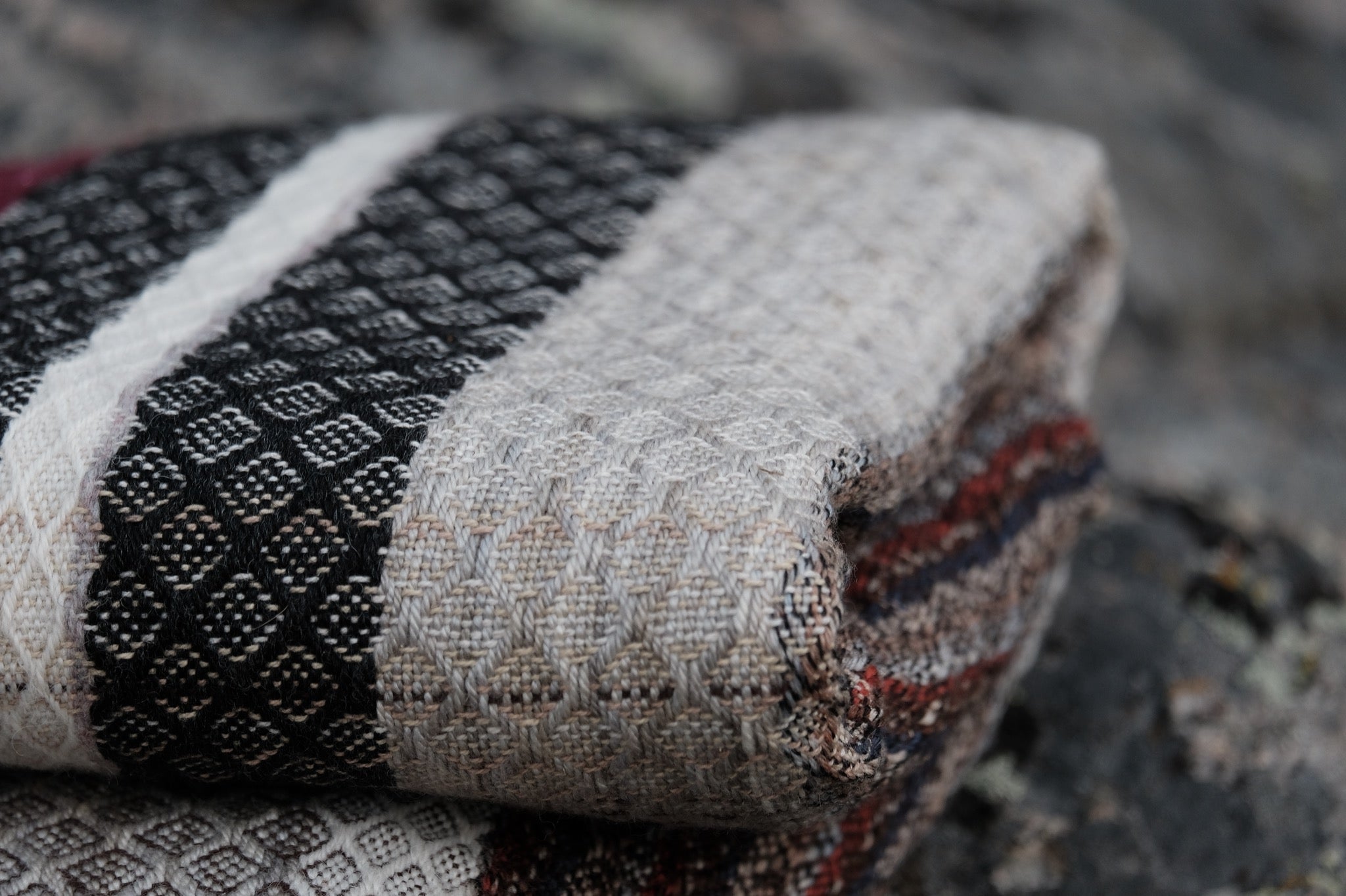 Woolen Blanket - Comfort in Darkness