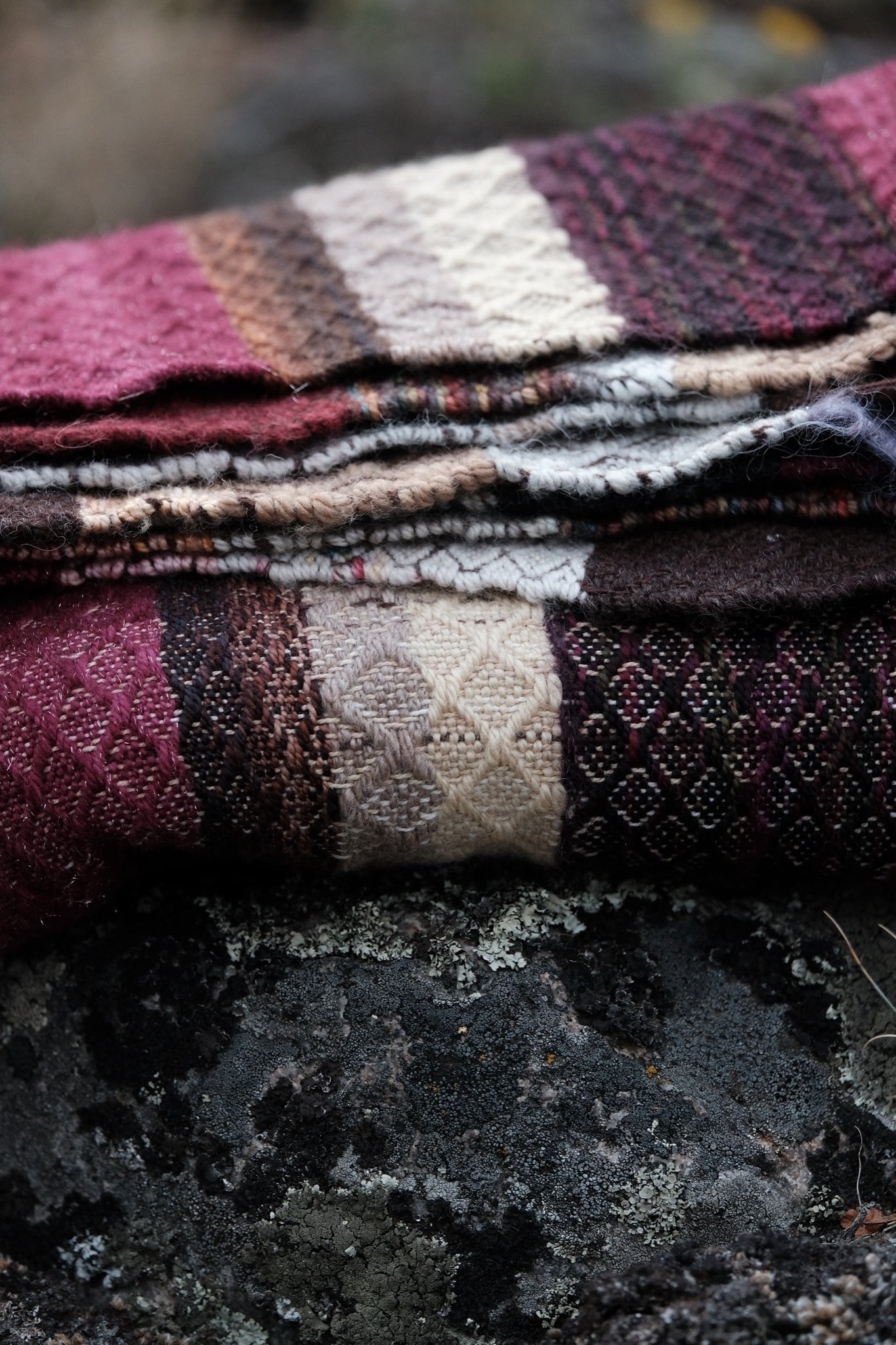 Woolen Blanket - Comfort in Darkness