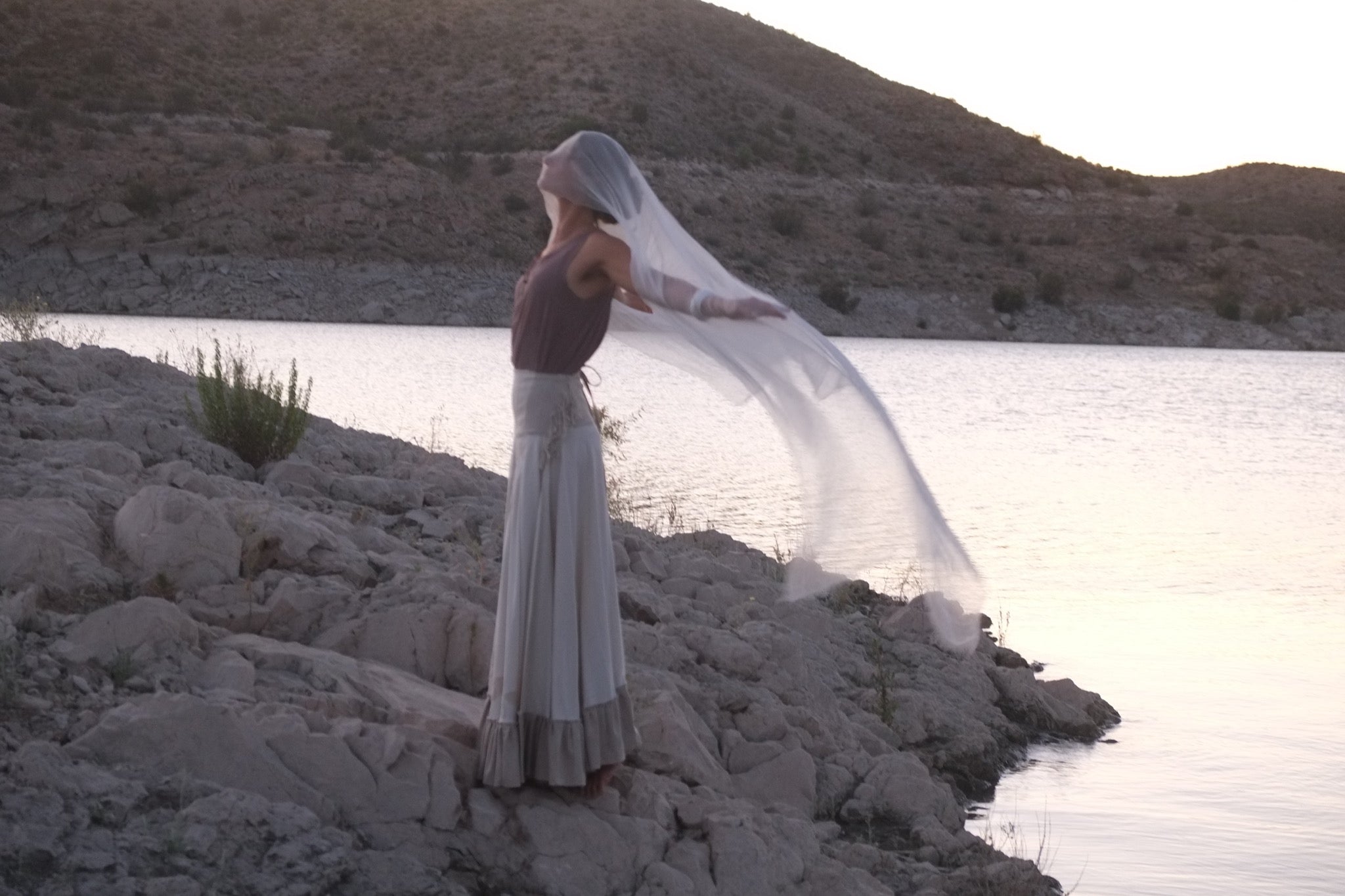 Leaves of Silk Wedding Skirt