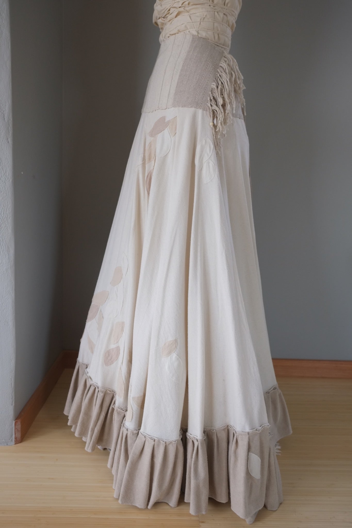 Leaves of Silk Wedding Skirt