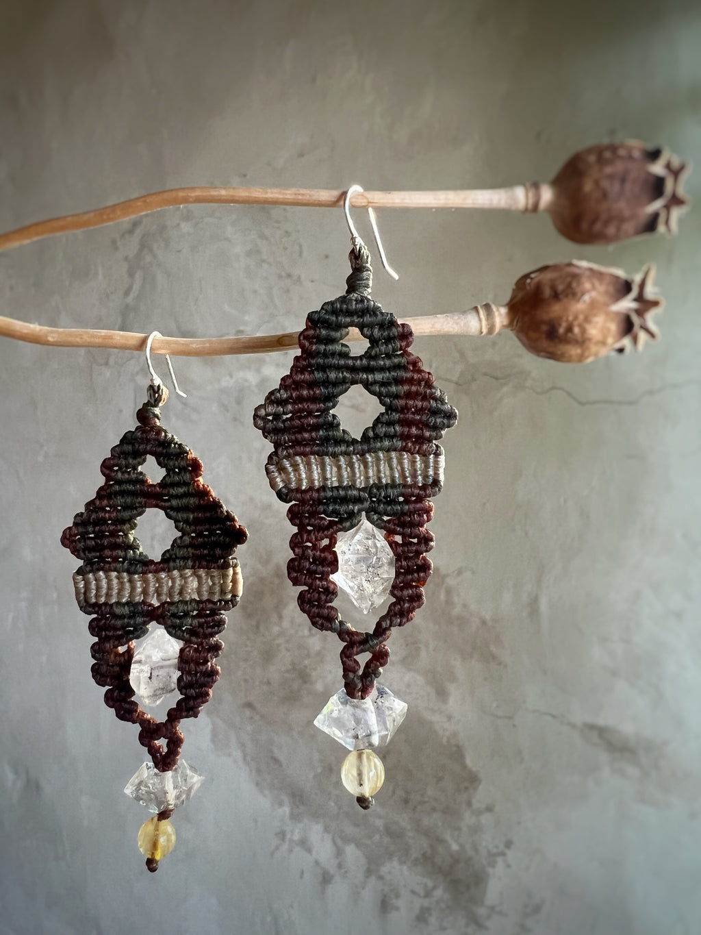 Tibetan Quartz Ear Sculptures