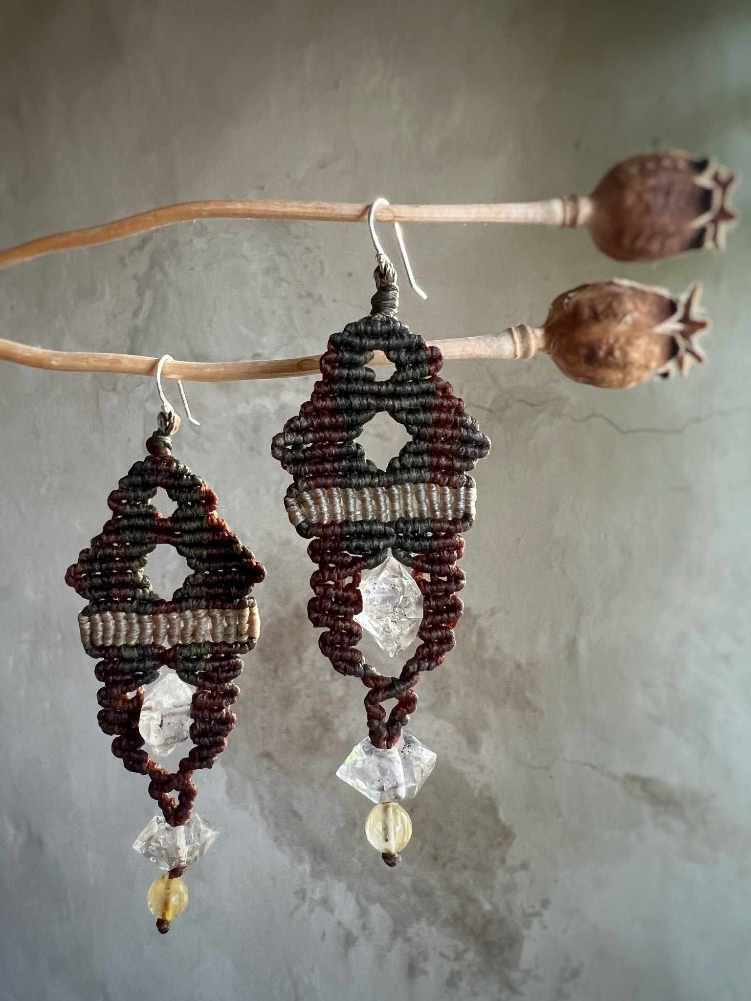 Tibetan Quartz Ear Sculptures