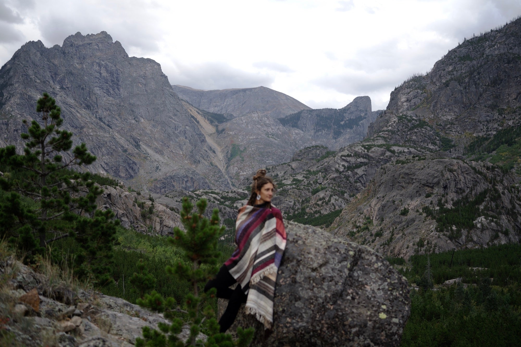 Woolen Blanket - Comfort in Darkness