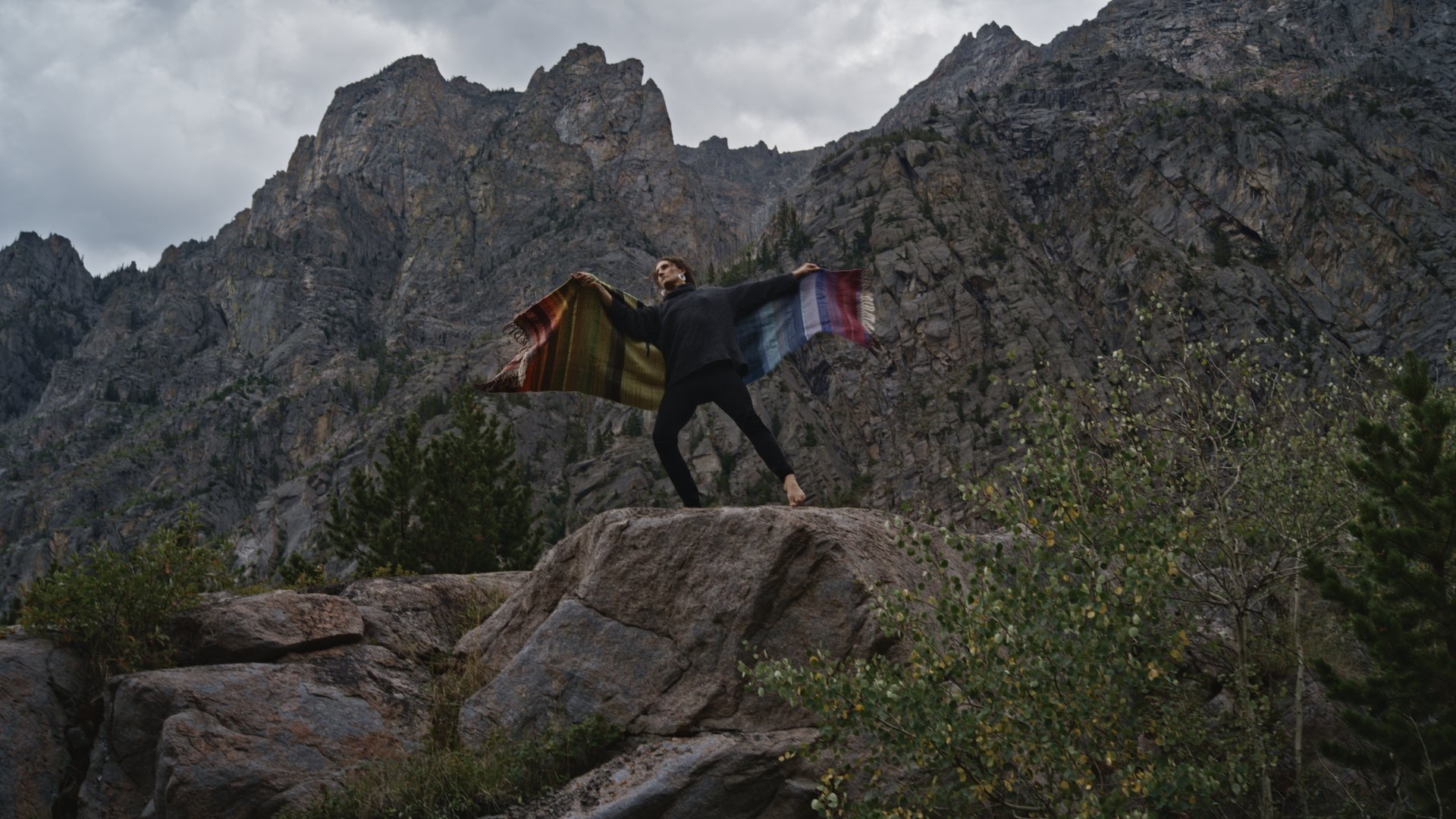Woolen Blanket - Wrapped in Rainbows