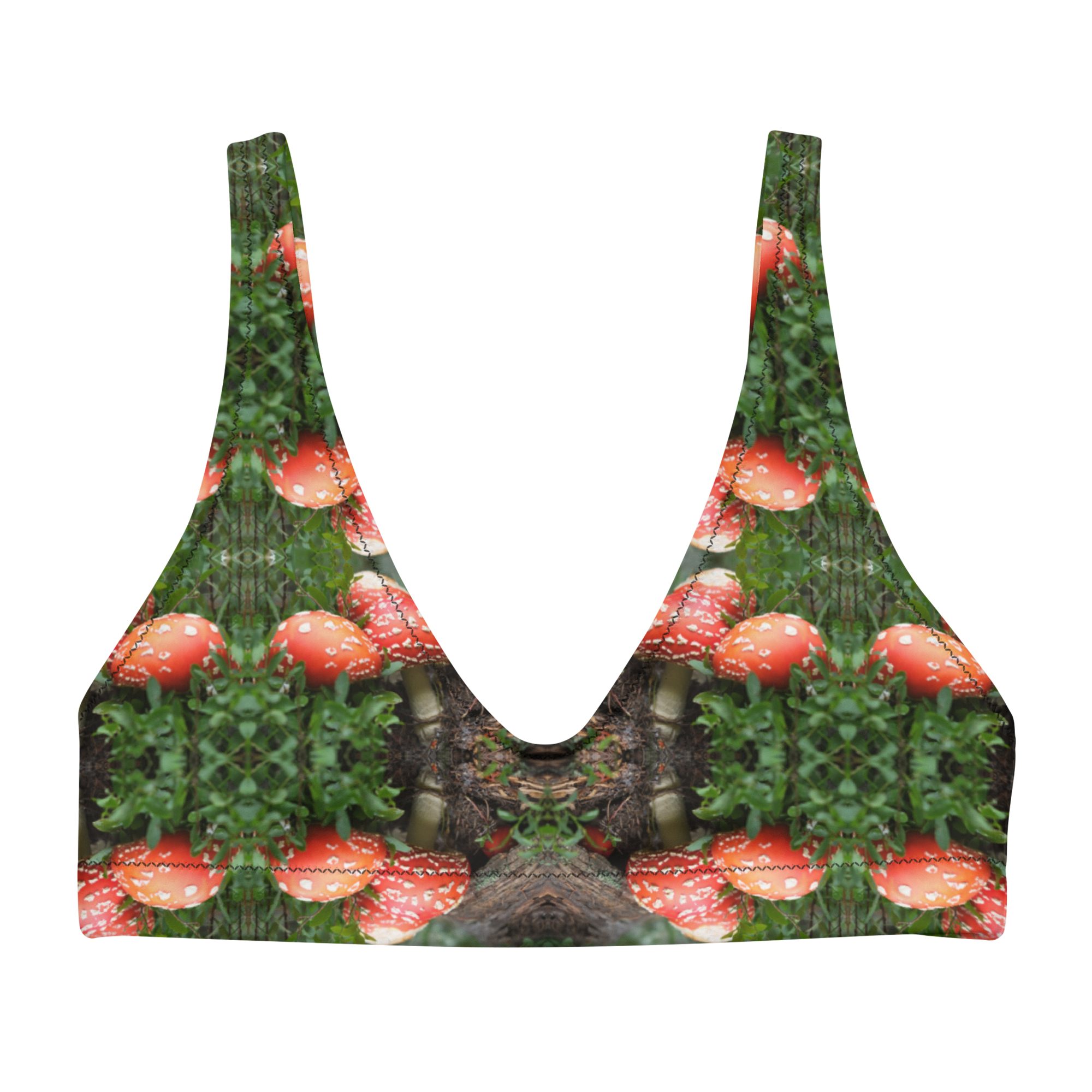 Amanita Muscaria Swimsuit Top