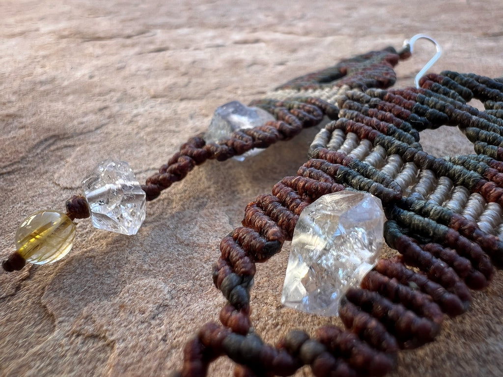 Tibetan Quartz Ear Sculptures