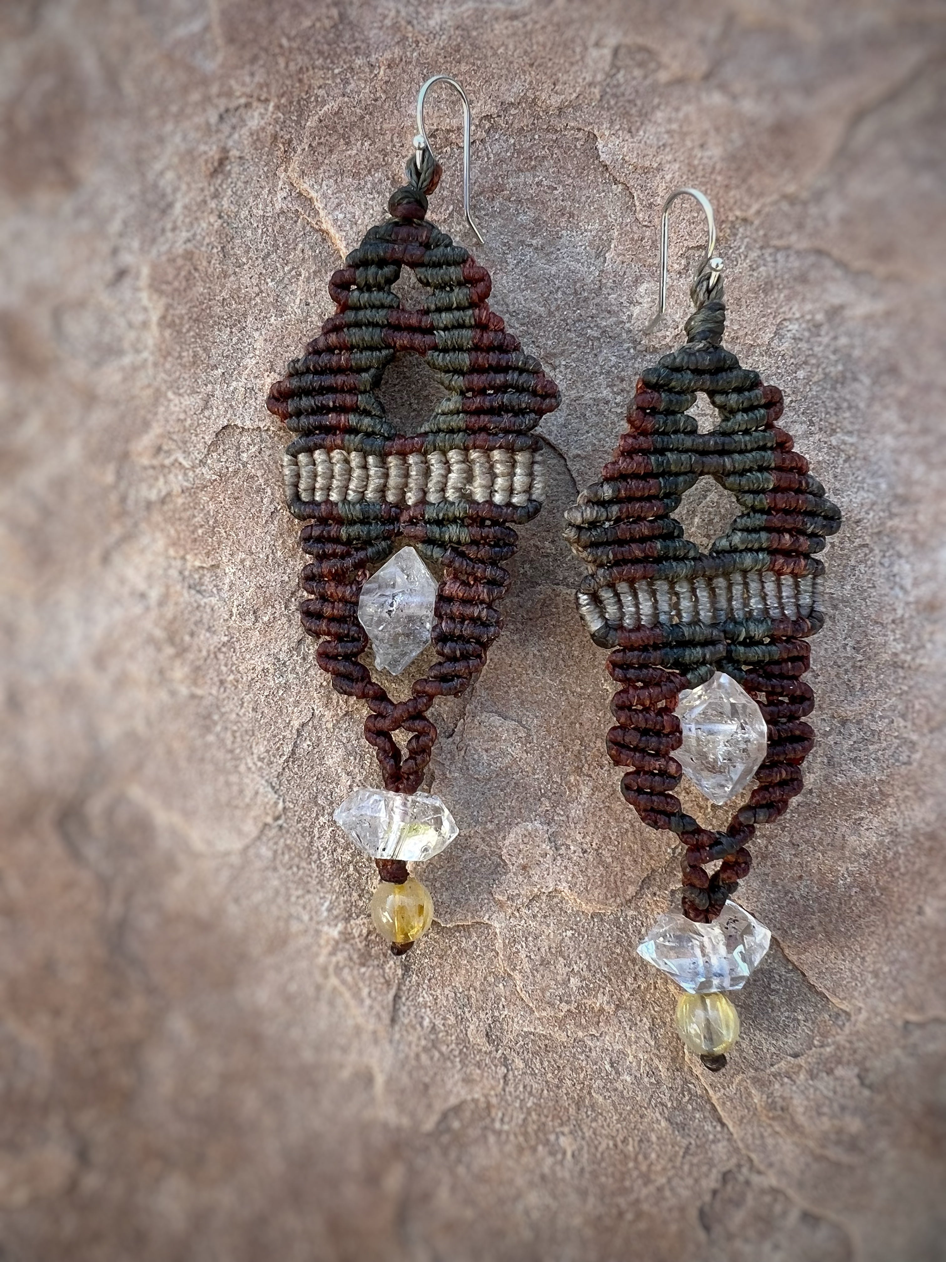 Tibetan Quartz Ear Sculptures
