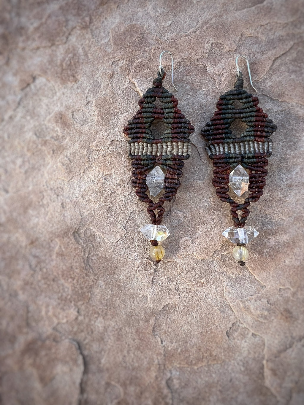 Tibetan Quartz Ear Sculptures