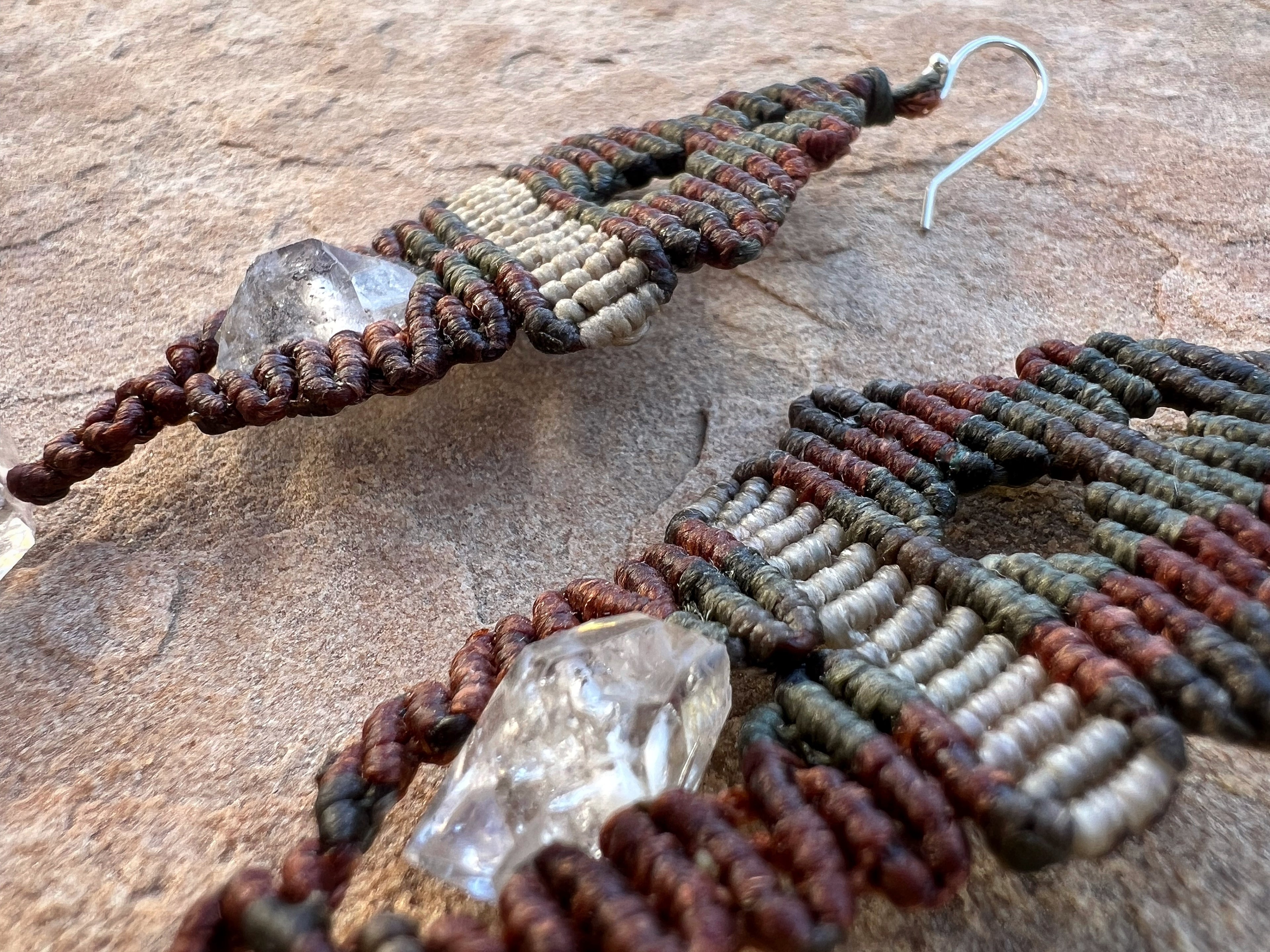 Tibetan Quartz Ear Sculptures