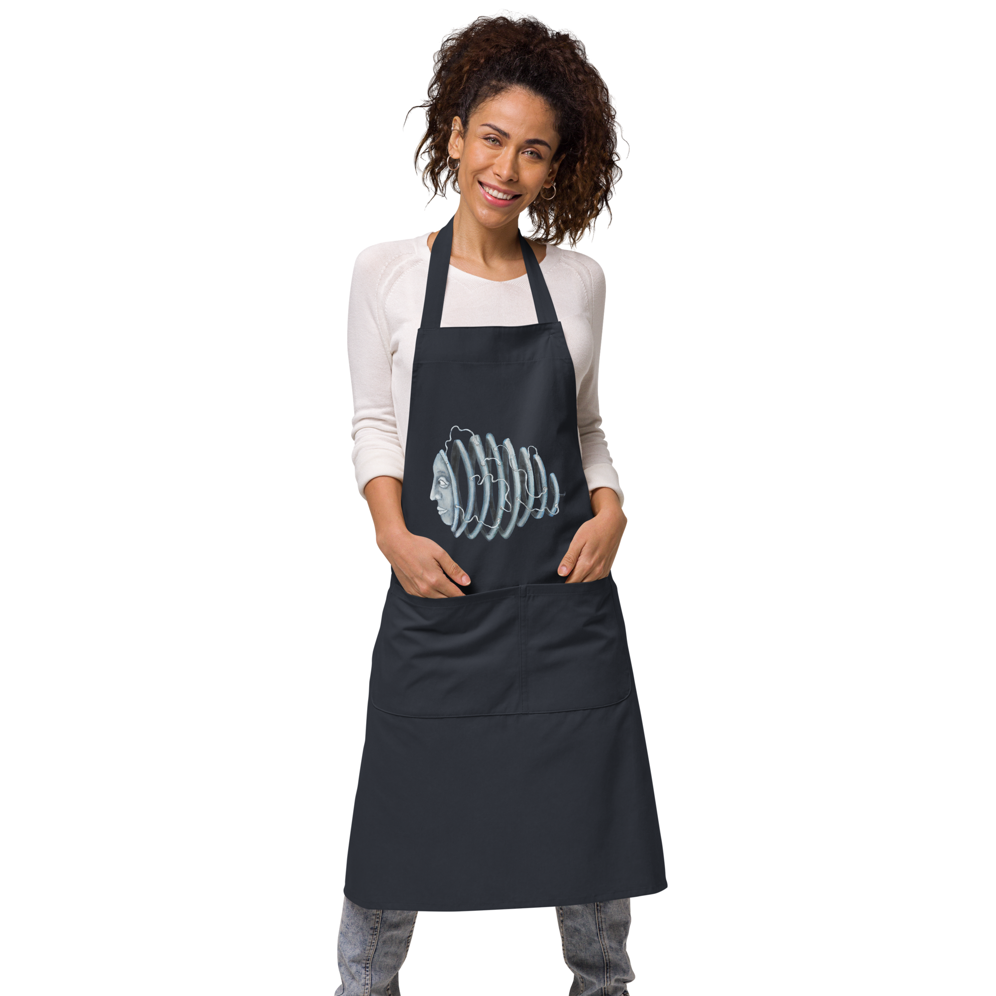 Expansion organic cotton apron