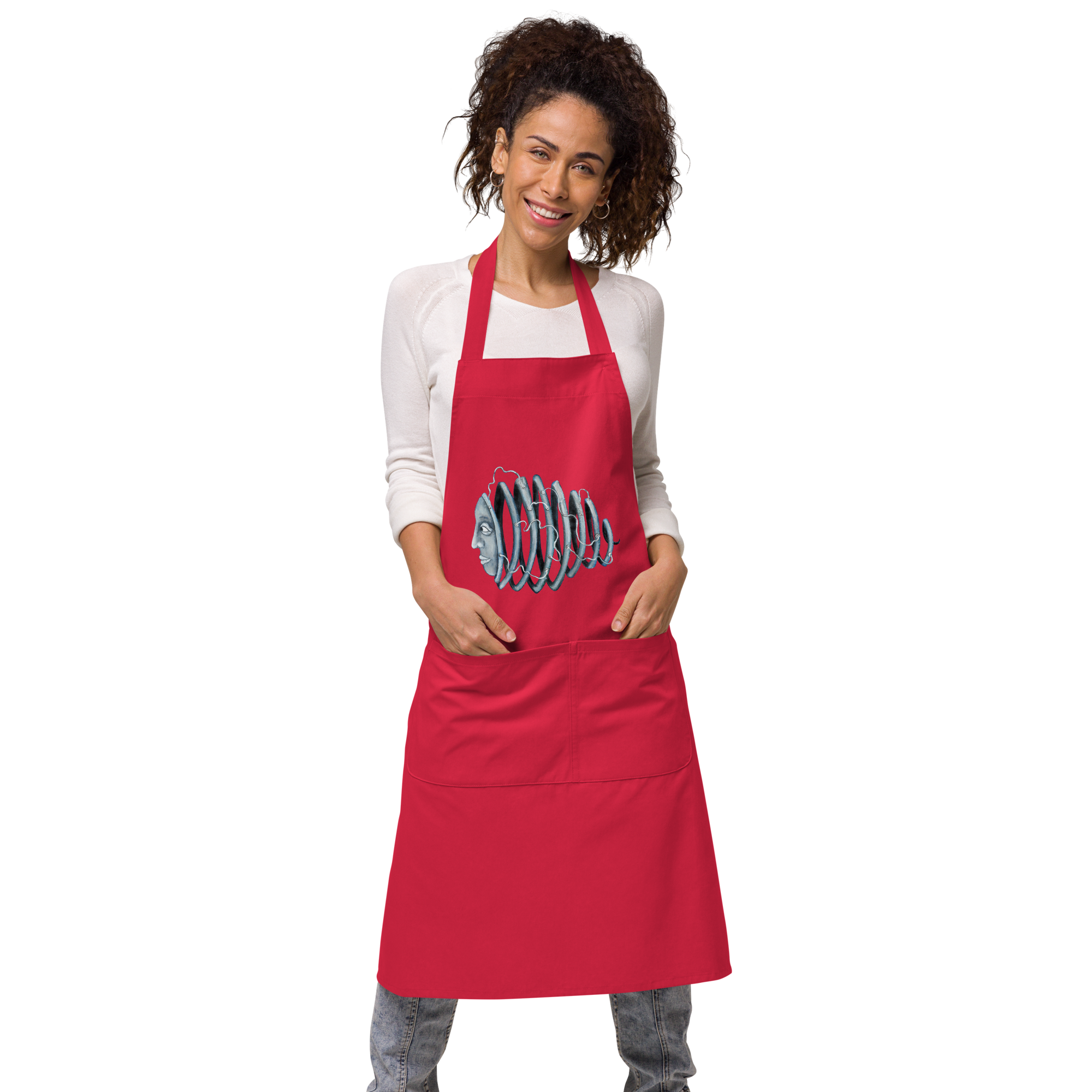 Expansion organic cotton apron
