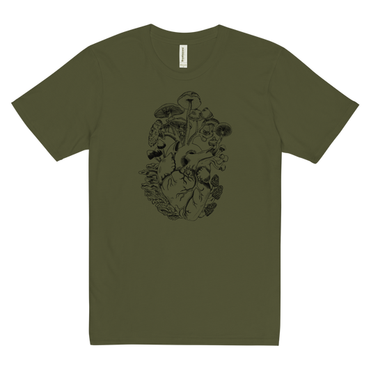 Fruiting Heart hemp t-shirt