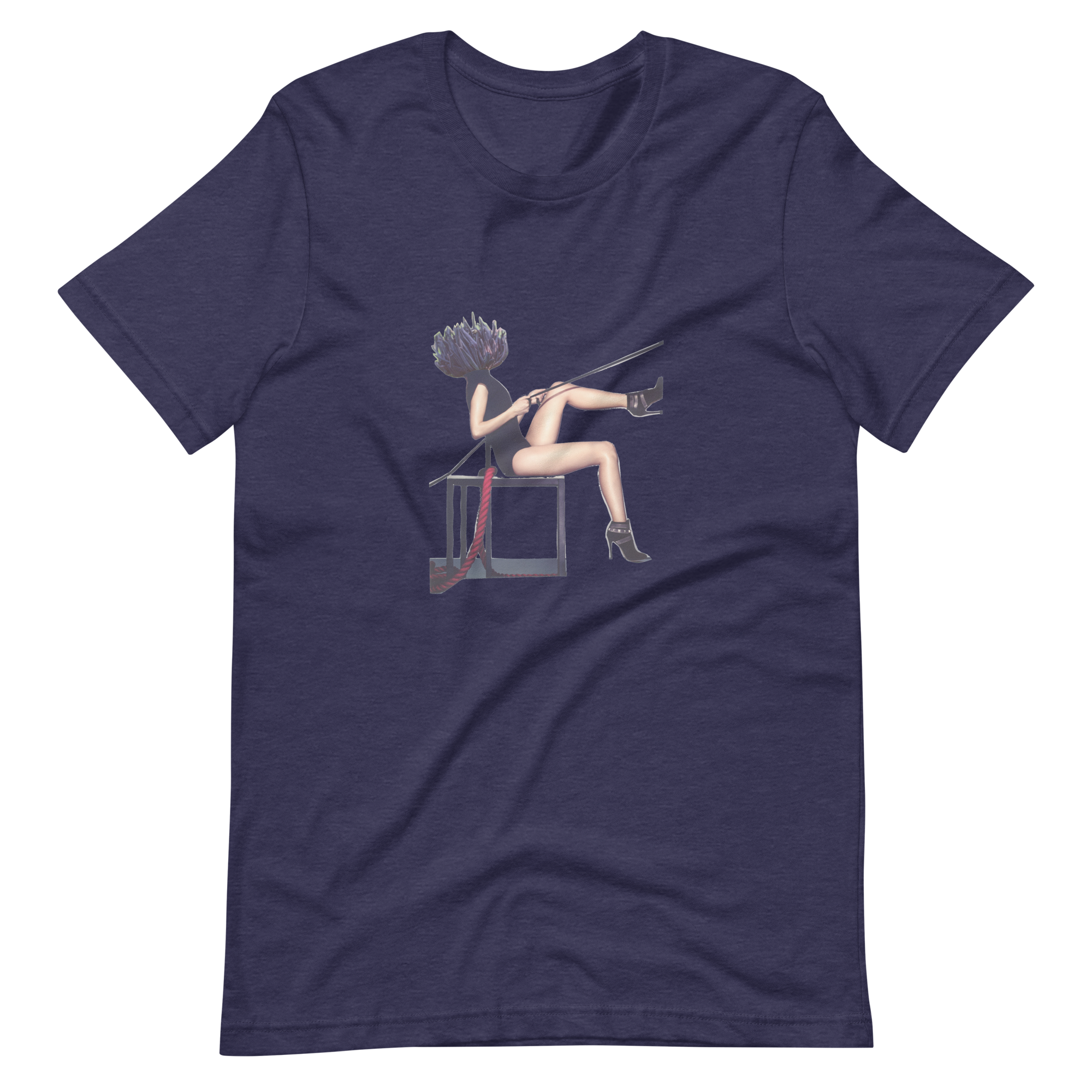 Purple Fairy Club Coral Mushroom Woman