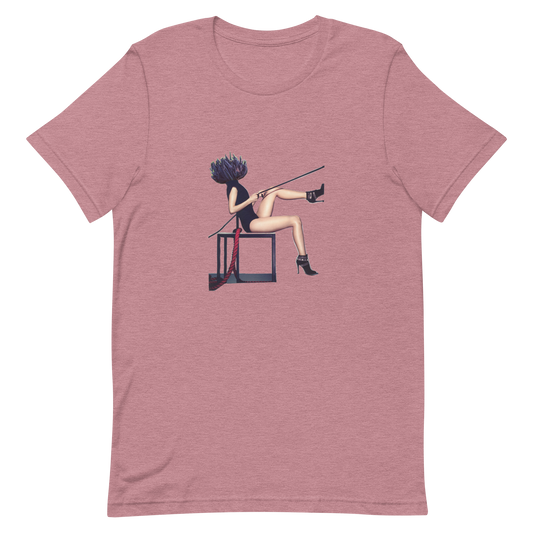 Purple Fairy Club Coral Mushroom Woman
