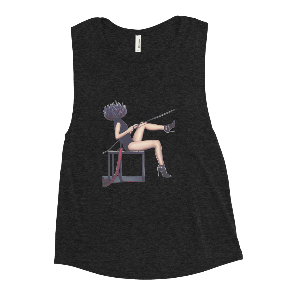 Purple Fairy Club Coral Mushroom Woman