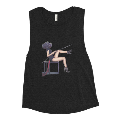 Purple Fairy Club Coral Mushroom Woman
