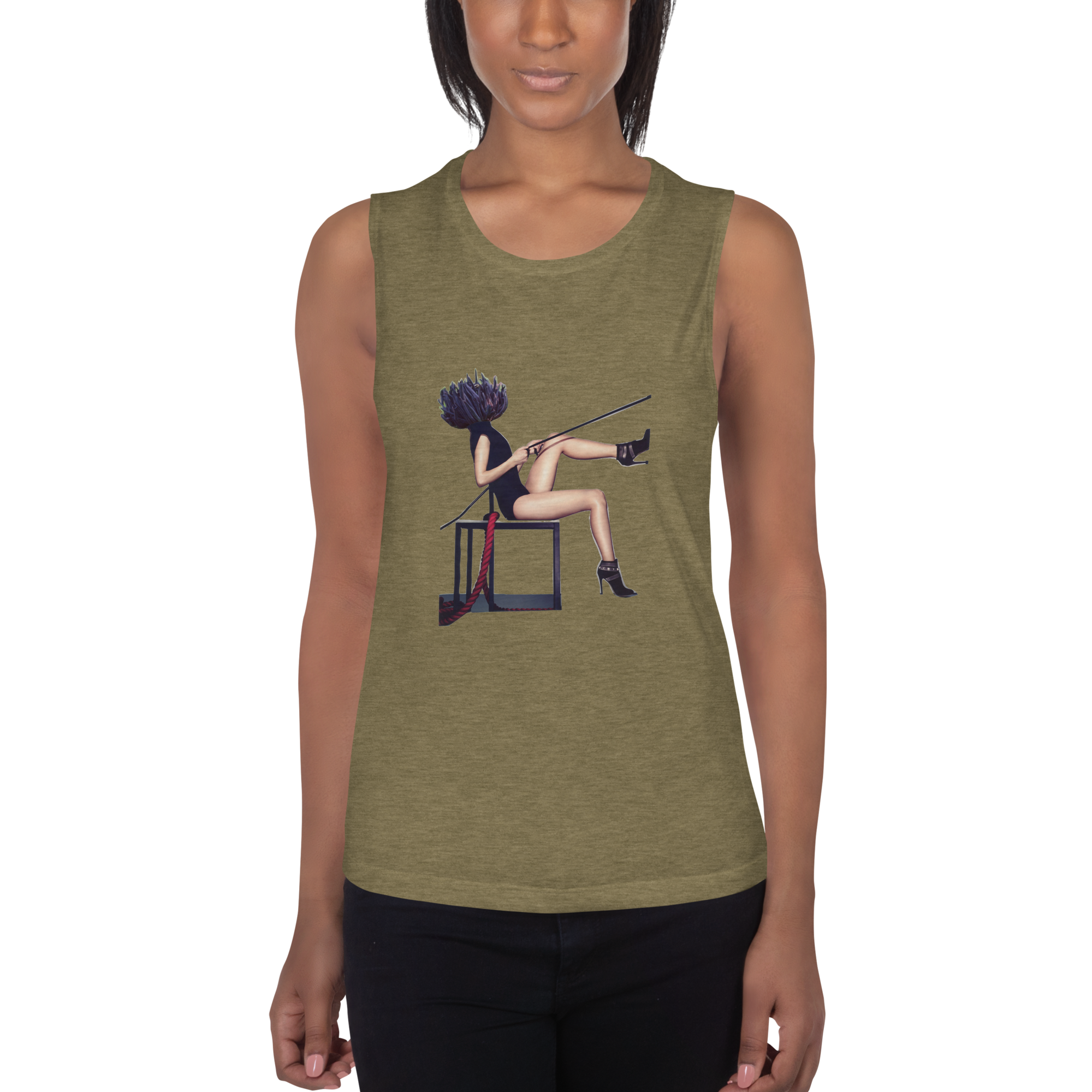 Purple Fairy Club Coral Mushroom Woman